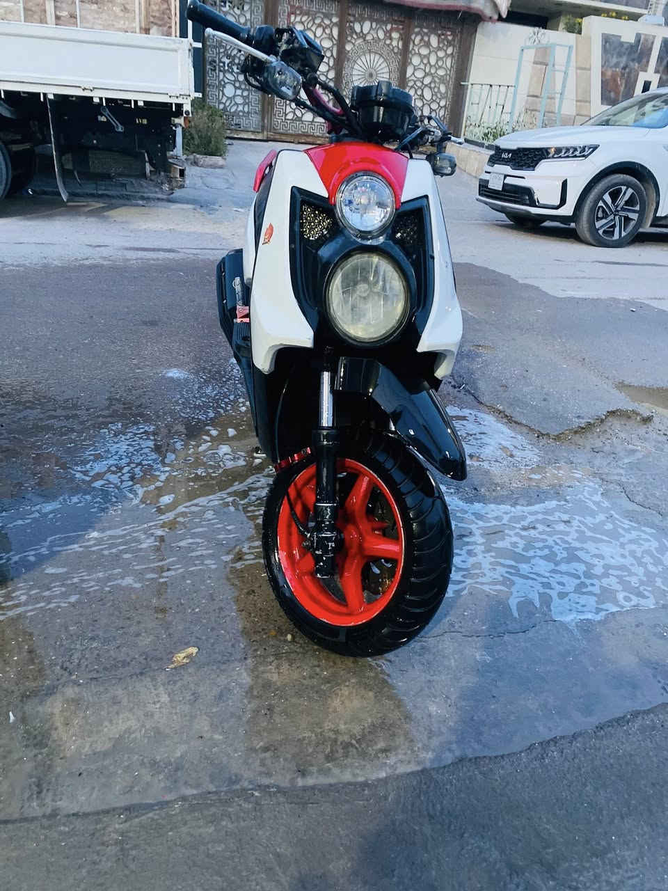 للبيع كفالة عامة ما صارلها هواي من نازله دراجة شلعه ومعدل خير من الله بلادية برغي ما مفتوح دراجة 2015
ستيرن رياضي 
طلاعات كرزيه
كلجات امامي خلفي رياضيات اصليات
دبلات خلفيه رياضيه 
ذيلها وقبق كلجات  موجودات 
سعر1150 وبيها مجال واتساب ***********
