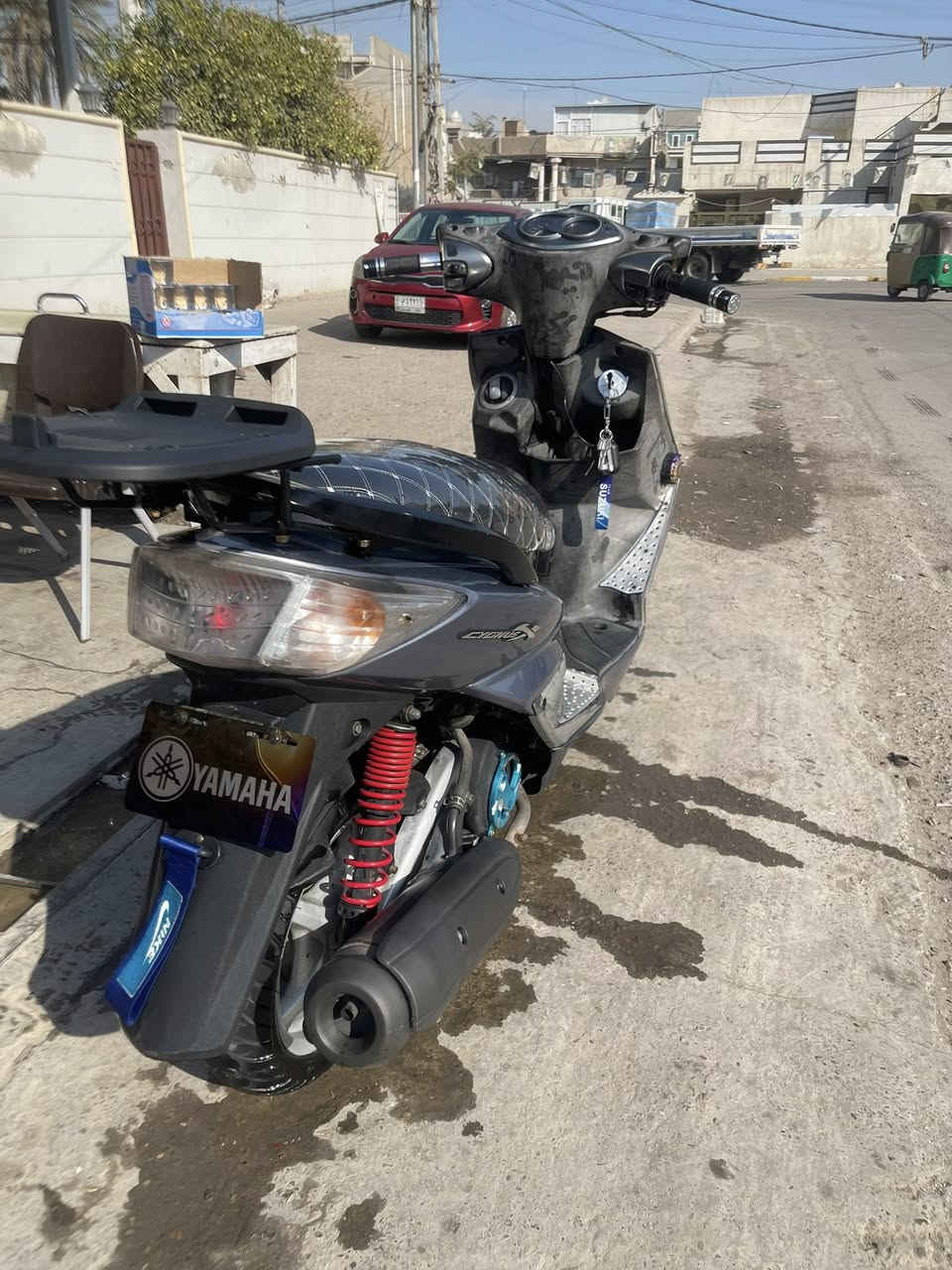 السلام عليكم الي ميعجبه لا يعلق ولا يراسل
سكنز فحل ياباني فول مكفوله كفاله عامه مكينه بلاديه ابلاديه شلعه ومعدل وفول عداد اكتروني نوزل الدراجه نكره ابي وقت الدراجه كامله مكمله مابيها 
اي نقص فول ابلاديه دراجه بل عافيه عل ياخذها 
بيها تزويد خفيف بس كاعده وحلوه ومرتبه 
السعر مليون ١٥٠ وبيها مجال قليل 
مكاني بغداد دوره حي الصحه 
اتصل وتدلل ***********
