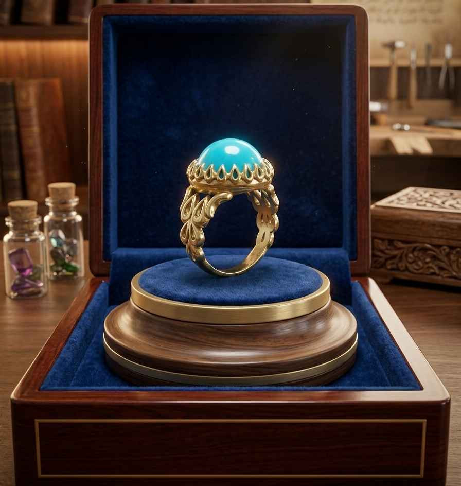 خاتم نحاس متوج بحجر الفيروزج النيشابوري الطبيعي قياس الخاتم ٢٤ قابل للتصغير والتكبير بغداد, العراق


**إذا كنت صاحب هذا الإعلان وتريد حذفه لأي سبب، رجاءا أرسل رسالة إلى الدعم الفني**