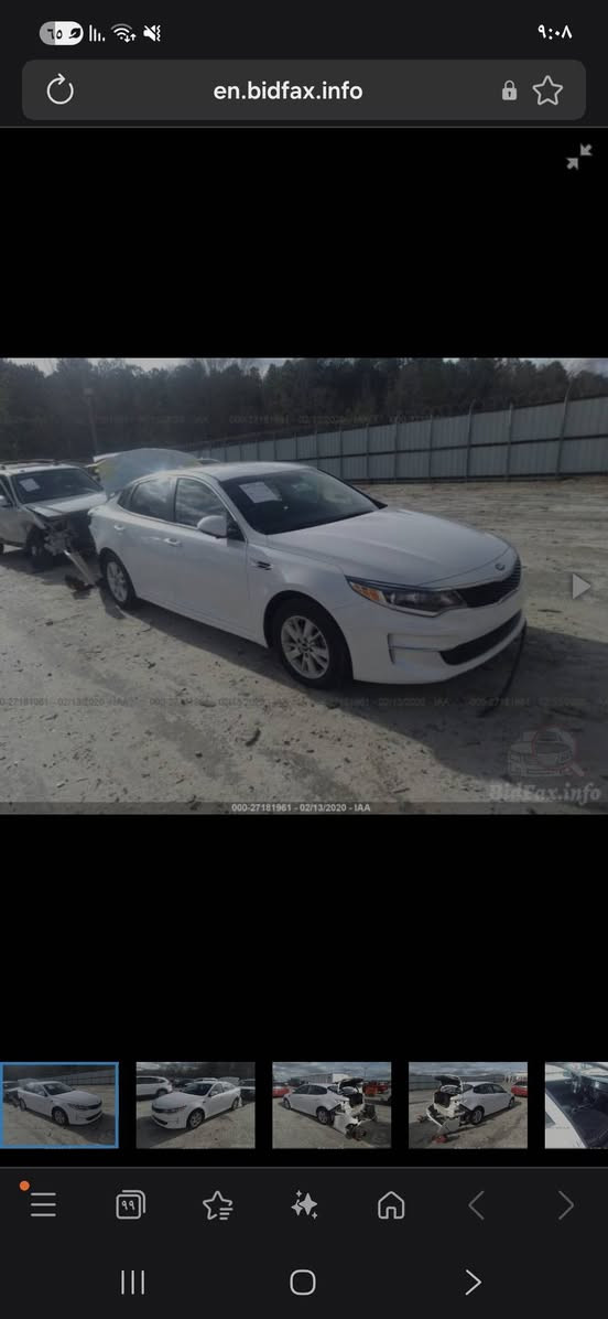 اوبتما ١٨ 
مواصفات fe
وارد امريكي وصور الحادث مرفقه بالمنشور 
بيهه صبخ جوه قبق البانزين شي قليل جدا 
وبيهه بارد بالباب مال سايق 
سياره جديده بمعنى الكلمه 
ماشيه ٨٥ 
سياره جاهزه من كلشي ماتخسر عليهه دينار 
السعر المطلوب ١٤٥ 
***********
مكاني البصره القبله وسياره بأسم اخوي 
تحويل مباشر
