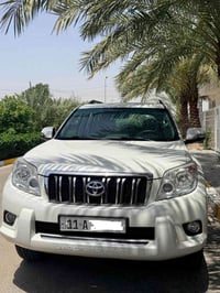 برادو 2013 لون ابيض كويتي  السياره فول مواصفات للاخير السياره فتحه ثلا...