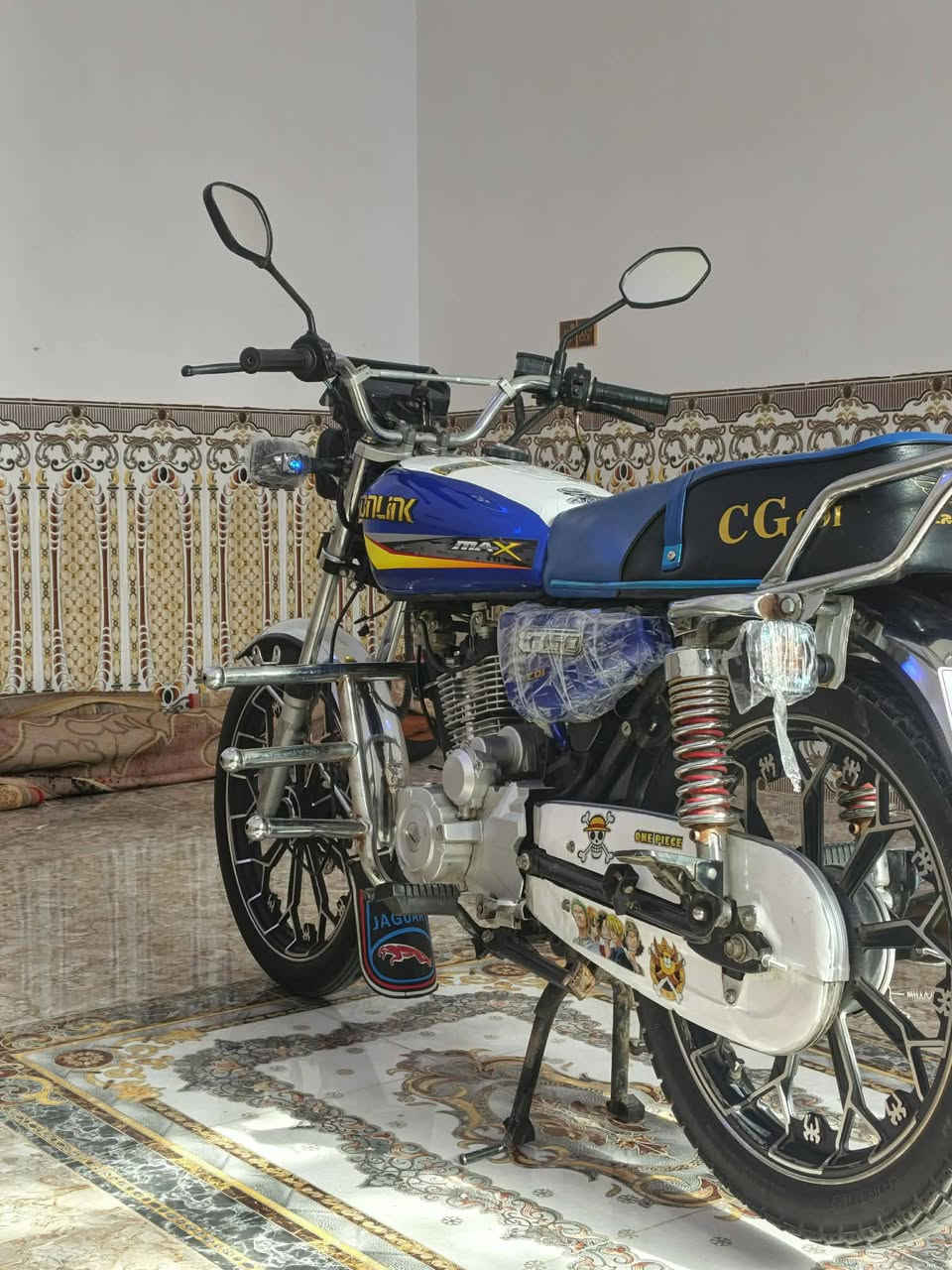 يالله سلام عليكم
موطور يراني البيع 
موديل 2024
محركه ولأتنقيص ولأتبخير 
بليته رقم شاصي كله موجود 
موطور خير من الله 
موطور شلعه معدل 
كهربايات شغاله كل 
موطور كامل من كلشي 
نشاط فول 
موطور كامل 
العنوان جزيره الخالديه 
رقم الهاتف 
‏‪***********‬‏
السعر 740بي مجال
