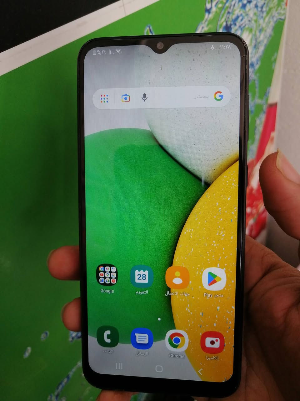 السلام عليكم جهاز للبيع A03 جهاز مكفول بلا ملحقات الذاكره 32 السعر 65 الشراي يتصل ***********
