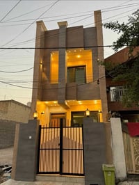 دار 100 متر للبيع🌹🌹 الواجهة 4 نزال 25  يحتوي  على هول صالة منور مطبخ و...