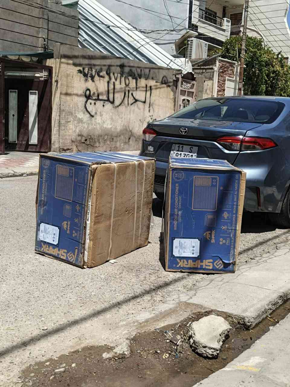 مكيفات عدد 2 للبيع بلكارتون بدون استعمال مكاني بعقوبة تقاطع الوثبه *********** السعر 2ب900
