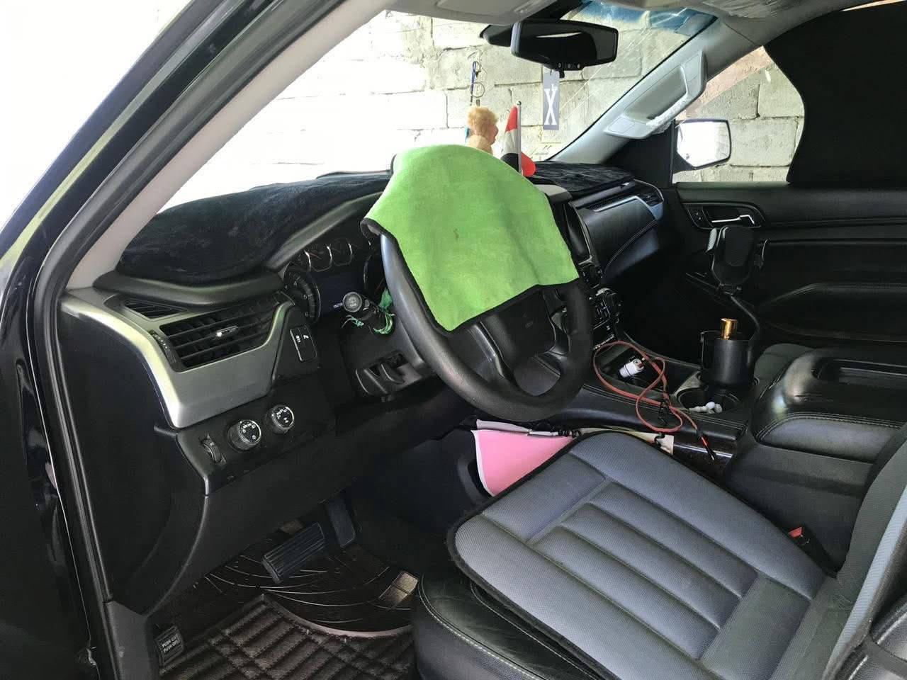 تاهو 2018 بوليسي 4 قطع بغداد انكليزي كير محرك شاصي كفالة محرك 5300 مكانها بعقوبة ***********
