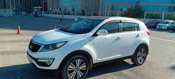 السلام عليكم كيا سبورتج ١٥ خليجي البيع مواصفات السياره بانوراما فور ويل مري قلاب شاشه بيهه بنيد صبغ فقط مو حادث  رقم بغداد السعر ١٥٥  مكان السياره المنصور رقمي ***********
