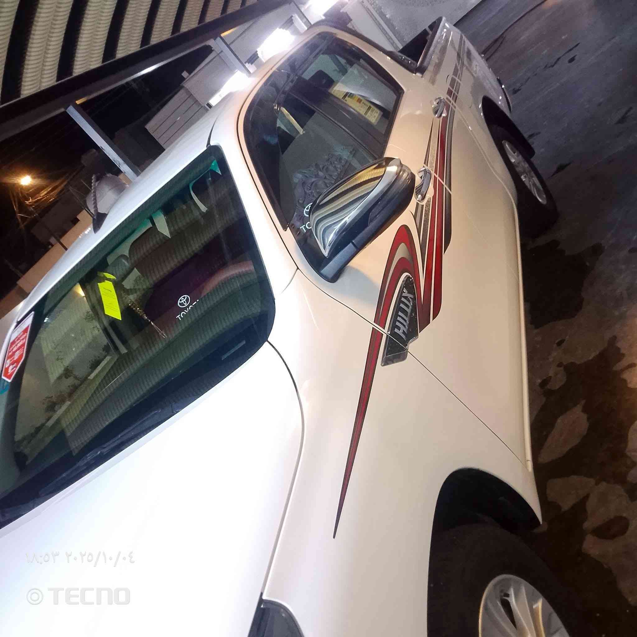 السلام عليكم تويوتا هايلوكس ناصي نضيفة 2022 ماشية 55الف فول مواصفات السعر 278 وبيها مجال  المكان. بغداد حي الجهاد رقم الهاتف ***********
