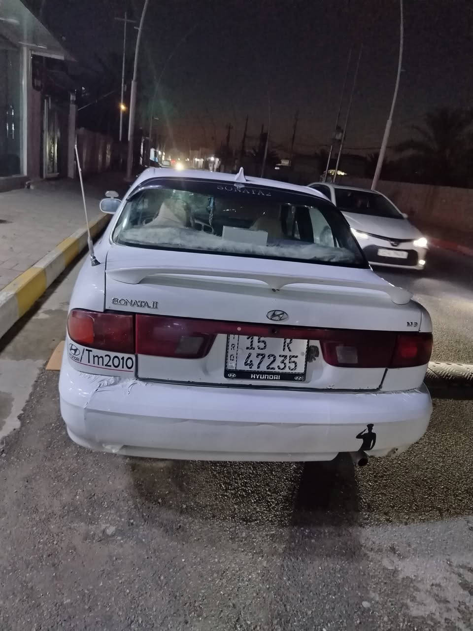 سوناته 2
موديل 95
تبريد ثلج
تخم تاير
رقم نكليزي بأسمي
كير محرك مكفولات
كهربائيات كلها شغاله
ارضيه جلد
صدر جديد سياره عندي قديم مال جناي ترايك للبصره
***********
السعر 37 وبيها مجال قليل
