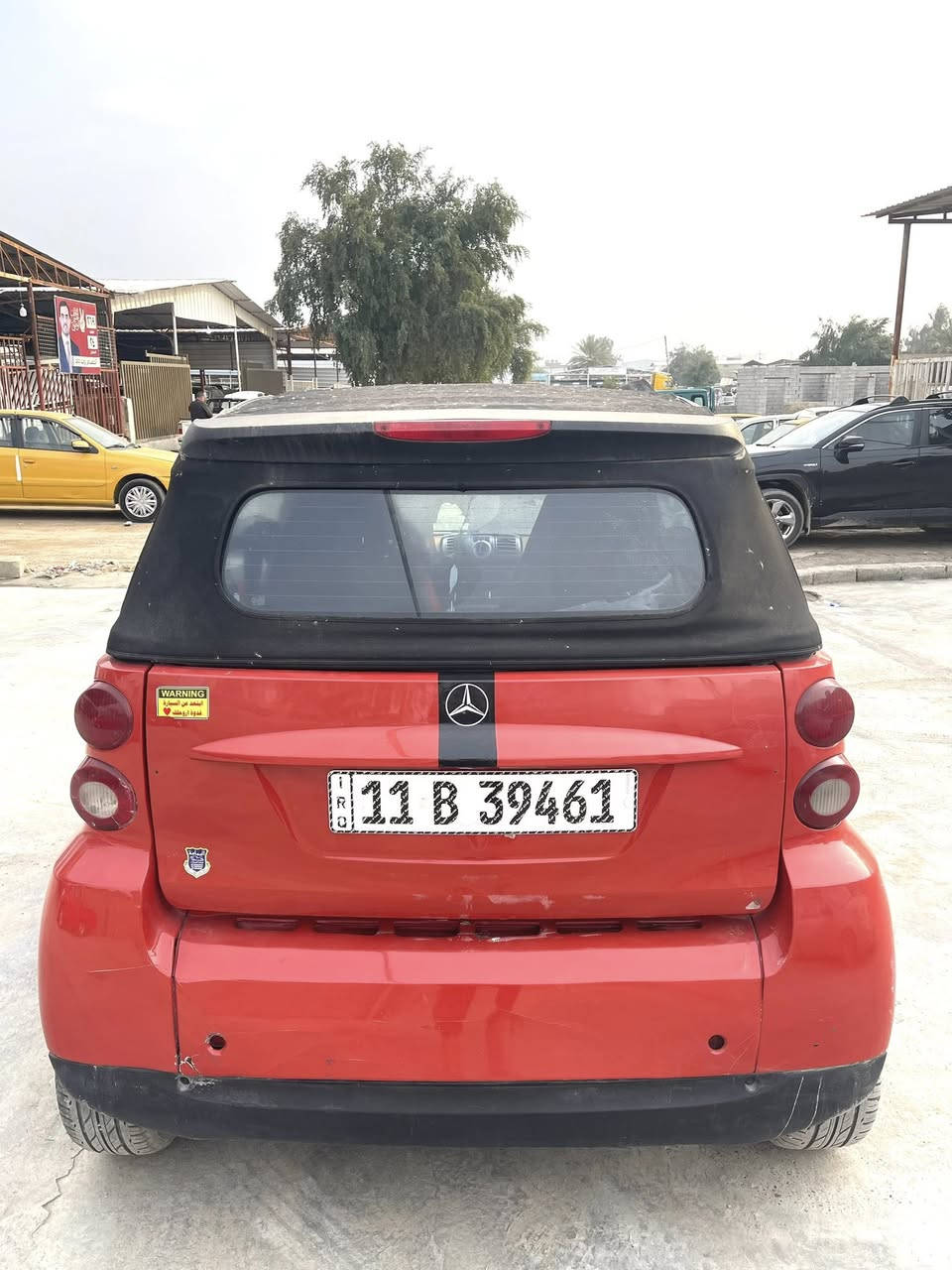 سلام عليكم 
بيع فقط مرسيدس سمارت 2008
رقم بغداد  الجديد شرط التحويل 
محرك شرط كير أوتوماتيك 
كهربائيات كلها شغاله وجاهزه 
تبريد شغال
داخل احمر 
تخم تاير ويل كب 
مكاني سامراء 
سعر45 بيه  مجال 
مكاني سامراء
***********
