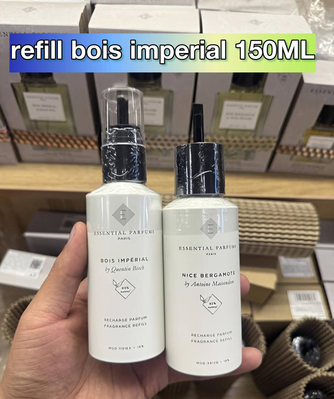 🛍️ المجومة العطور فخمة والراقية تختلف الأسعار باختلاف العلامات التجارية؛ وتختلف أسعار ریفل، وهي متوفرة الآن. للحصول على معلومات حول الأسعار وتقديم طلب شراء، أرسل لي رسالة عبر فيسبوك. 📩

- عطر إمبيريوم إلكتيموس الرجال و للنساء - 100 مل

 - جورجيو أرماني أكوا دي جيو أو دو بارفیوم 150 مل، ریفل

- ریفل تعبئة بوا إمبريال 150 مل - ریفل

- عطور سوسبيرو فيبراتو (النسخة الفرنسية) الرجال و للنساء - 100 مل

- عطر گيرلان اكسكويزيت إيبيسز اودي بارفیوم - 125 مل

- عطر بارفیوم إیسینشال بوا إمبيريال اودي بارفیوم - 100 مل

✅ حالیا المجموعة الفخمة المتوفرة الجدید مسلفن للبیع

🚖 یوجد لدي توصيل إلى جميع محافظات كردستان والعراق


**إذا كنت صاحب هذا الإعلان وتريد حذفه لأي سبب، رجاءا أرسل رسالة إلى الدعم الفني**