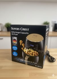 🔥 للبيع قلاية هوائية 8 لتر – حجم عائلي كبير 🔥🔥 ماركة Slivers Criest سع...