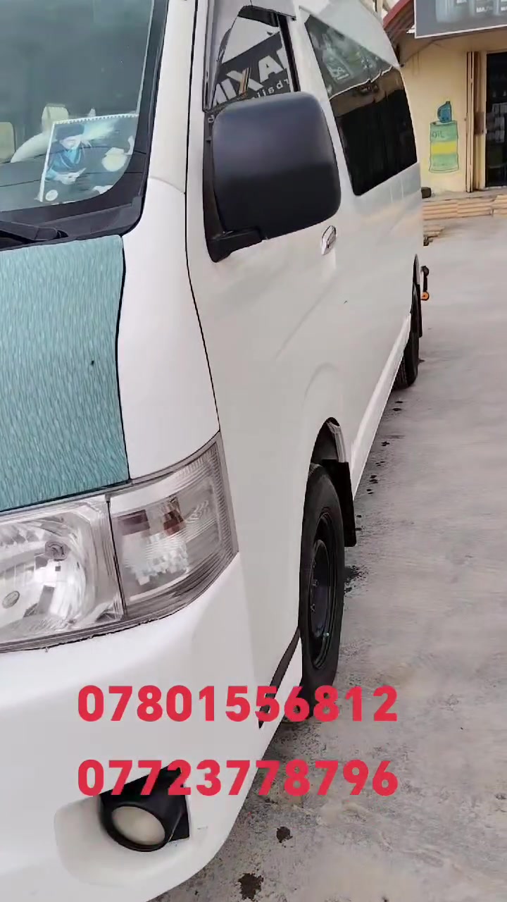 سلام عليكم هايس للبيع  مديل 18كفالة  مكان سياره الدوانيه 
اتصل على ارقم 
***********
***********
