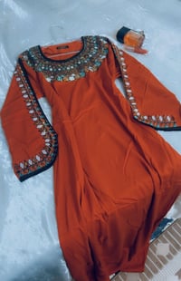 دشداشة كشمير • تطريز صدر • مقاسات L XL XXL