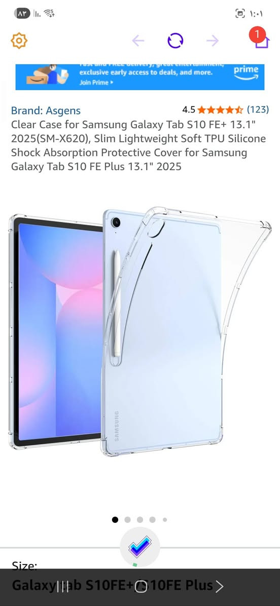 Galaxy tab s10 fe plus
اخو الجديد
ذاكرة ١٢٨
قلم
نسخة واي فاي
حجم ١٣
لزكة مات
حافظات عدد ٢ من امازون
كارتونة + قلم
السعر ٦٥٠ الف
بغداد


**إذا كنت صاحب هذا الإعلان وتريد حذفه لأي سبب، رجاءا أرسل رسالة إلى الدعم الفني**