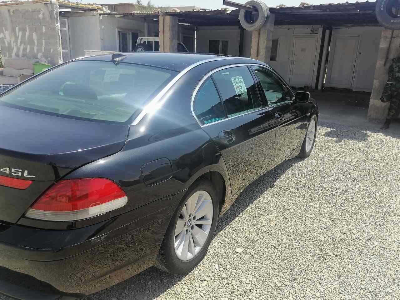 BMW باخرة
موديل 2004 رقم بصرة مشروع وطني
سيارة بلادية فقط الجاملغ الخلفي الايمن مصبوغ
معروفه موصفات الباخرة
باب طويل 745
بوب شفط وصندوك
مكينه كير خير من الله
غرفه نضافه 85
تايرات نص عمر بس نظاف
لون اسود متغير
السعر 105
تحويل مباشر للاستفسار الاتصار على الرقم 
***********
***********
