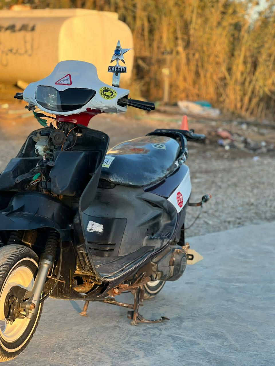 سلام عليكم دراجة للبيع المكان الدوانيه الحمزه الشرقي كفارات كامل ماعيز شي دراجة مامفتوح مكلف بنشر ***********
