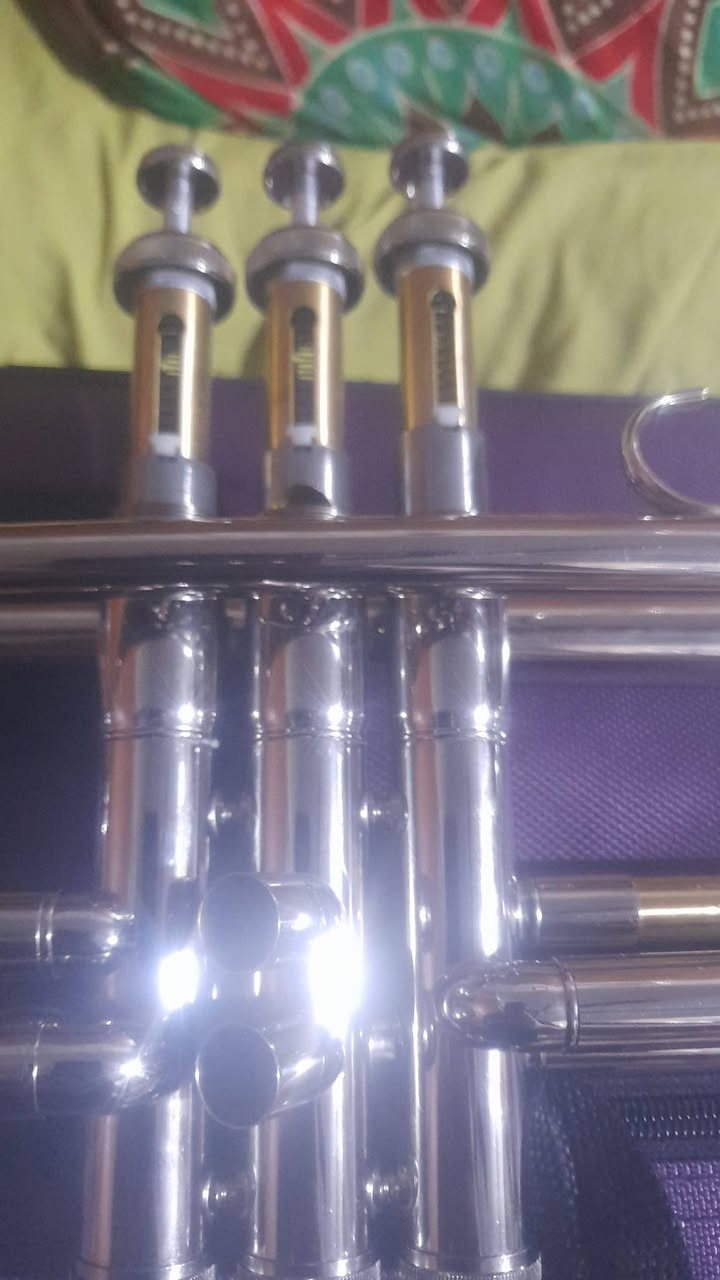 السلام عليكم ترامبيت الون فضي السعر ١٢٥ جديده صوت مفتوح ***********
