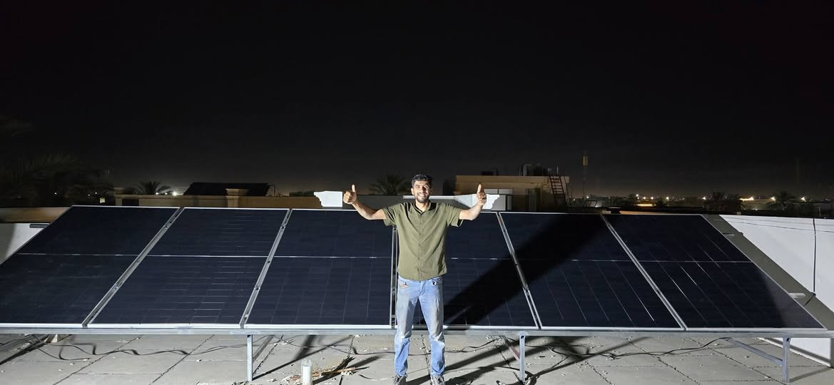 اجعل الشمس شريكك الدائم في النجاح، واستثمر اليوم في مستقبل أكثر إشراقًا .

تم بحمدالله وتوفيقه نصب منظومة طاقة شمسية في سامراء حي السكك 
[16A-16A] 
تتكون من .
انفيرتر ساينكسل 6kw بقدرة 27A ضمان 5 سنوات استبدال 
بطارية ليثيوم Lvtopsun 16kw 
الواح JINKO 725w 
مع بورد حماية متكامل مع جوزه واي فاي 

مكتب التقنيات الحديثة للطاقة الشمسية 
... ثقة تدوم، ومستقبل يبدأ اليوم.
🌞 لأن النور لا يجب أن ينطفئ .
للتواصل والاستفسار على الرقم 
م محمد مانع:***********
محمد صالح: ***********
يتوفر نقد واقساط عبر منصة الرافدين فقط
