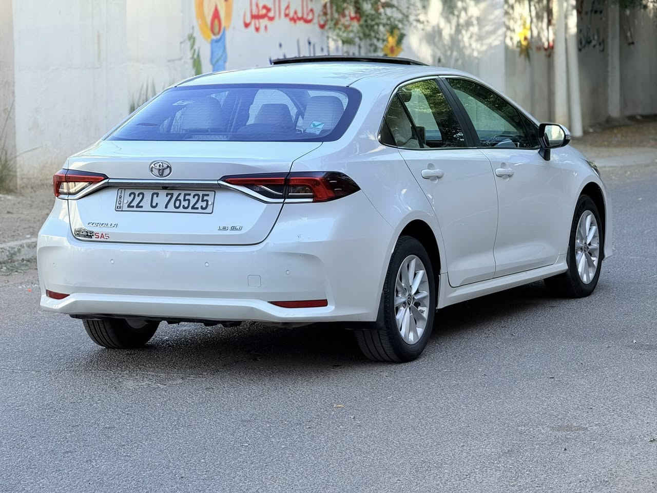 سلام عليكم 
كورلا 2022 فول 
خليجي شركه ساز 
فتحه 
بصمه ترحيب ابواب 
الداخل لونين 
ماشيه 79 
الرقم : اربيل بسمي تريد تحويل او وكاله 
السيارة : مكفوله بدون اي اضرار  
السعر : 167 
المكان : بغداد / الصليخ 600
اللاستفسار : ***********
