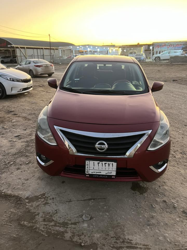 نيسان فيرسا موديل 2019 سياره حلوه وجاهزه بصمه بيها باب صبغ ومكانين رش وبارد وصور الحادث مرفقه السعر ب95 مع المجال مكاني ديوانيه ***********
