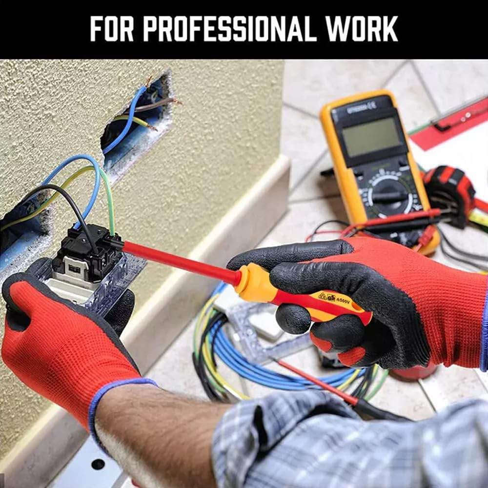 🔧⚡ لكل فني كهرباء أو هاوي صيانة… الحل وصل!

🟢 المنتج: مجموعة مفكات كهربائية معزولة (9 قطع + مقبض)
🟢 الأنواع: لقم فيليبس + توركس + مشقوقة (مغناطيسية)
🟢 الجهد: مقاومة حتى 500 فولت – أمان عالي ضد الصدمات
🟢 الاستخدام: مثالية لأعمال الكهرباء، الصيانة المنزلية، والإلكترونيات
🟢 المقبض: مريح ومانع للانزلاق لتسهيل العمل لفترات طويلة
🟢 الملحقات: حقيبة أنيقة للحفظ والتنظيم

💡 المميزات:
✅ معزولة بالكامل للحماية من الكهرباء
✅ لقم مغناطيسية تسهل مسك البراغي
✅ جودة عالية ومتانة تدوم طويلاً
✅ تصميم احترافي لفنيي الكهرباء والورش

📍 العنوان: بغداد – مدينة الصدر
🚚 توصيل متوفر لجميع المحافظات

🔥 عرض محدود – لا تفوت الفرصة وخلي عدة شغلك احترافية بغداد, العراق


**إذا كنت صاحب هذا الإعلان وتريد حذفه لأي سبب، رجاءا أرسل رسالة إلى الدعم الفني**