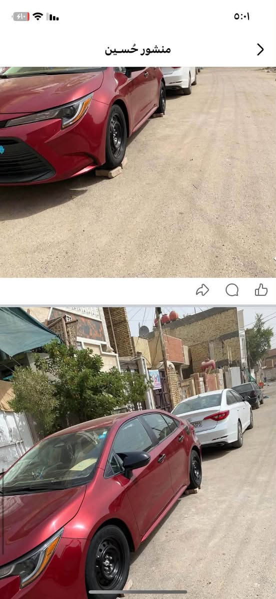 السلام عليكم ورحمة الله وبركاته
كورلاle 2023
مكينه 2000
دخول جديد ماشيه72mi
رقم بغداد تحويل ثاني يوم
مواصفات
توقف ذاتي
تحديد مسار
قياده ذاتيه
أوتو هولد دكَمه
سايد بريك دكمه
شاشه كاربلي
داخل ابيض
نخم تاير جديد
حادث جاملغ خلفي بدون دواخل
السياره جاهزه من كلشي
مكان : بغداد الحسينيه
السعر: ١٦٥
رقمي : ***********
