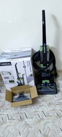 مكناسة كهربائية • يغسل وينشف • بلكرتون