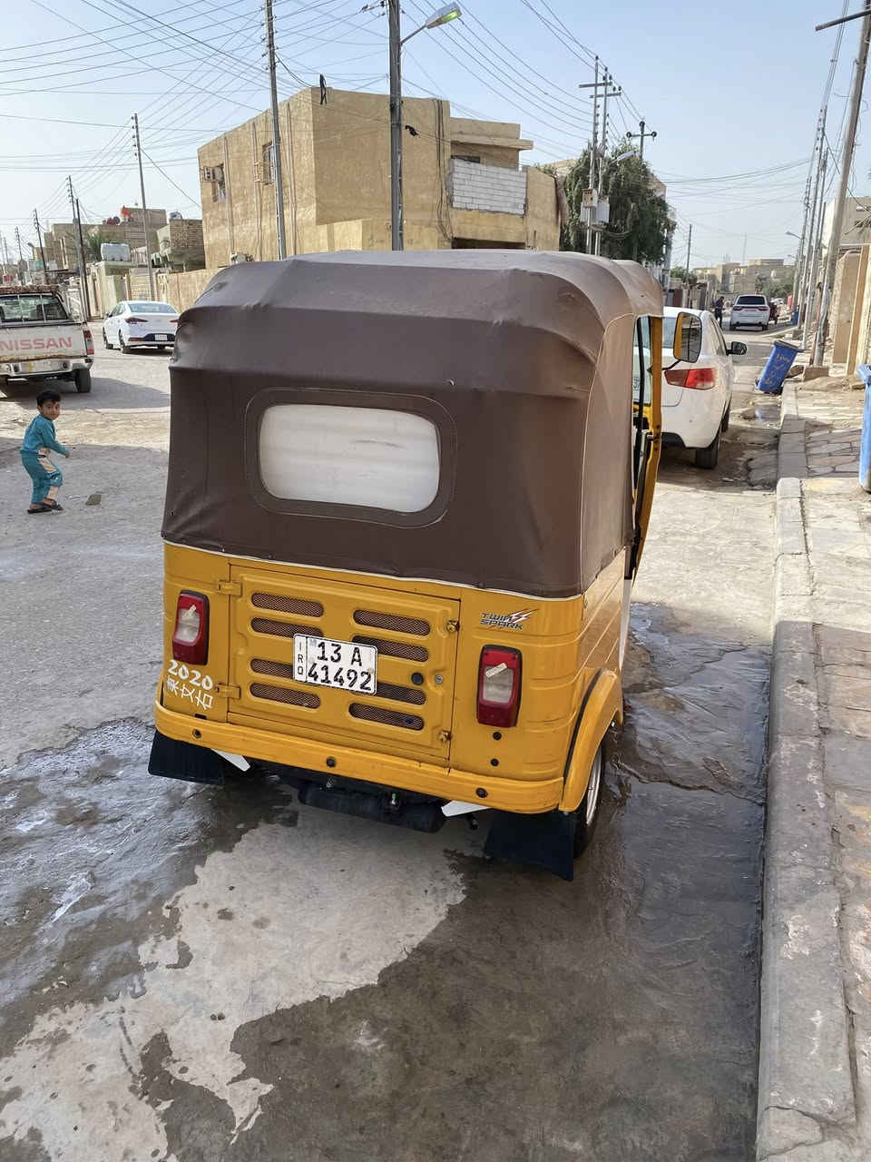 سلام عليكم تكتك 🛺 البيع رقم وسنويه  2020/9/7
تكتك كفاله عامه ما عده الغد بارد ولباقي كفاله 
تكتك جاهزه مال جناي كبل الشارع 
كل غراضه جدد العماره حي الحسين الجديد اتصل وتدلل***********
