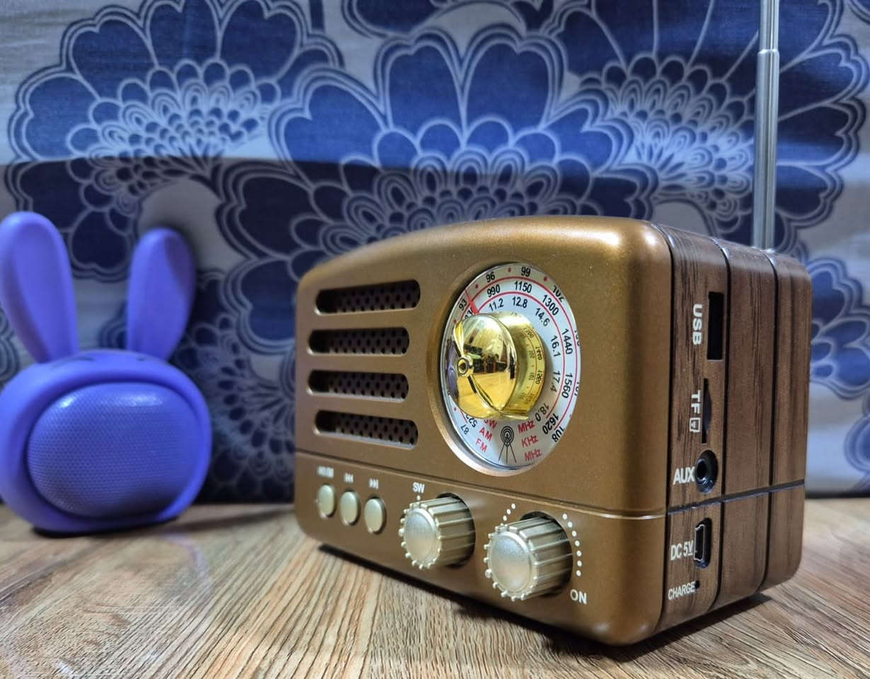 السلام عليكم

راديو 3 موجات fm-am-sw
بحث يدوي وليس دجتال
بلوتوث وفلاش ورام / شحن
الشكل مميز كلاسيكي / سحب وصوت واضح جدا
السعر 20 متوفر توصيل


**إذا كنت صاحب هذا الإعلان وتريد حذفه لأي سبب، رجاءا أرسل رسالة إلى الدعم الفني**