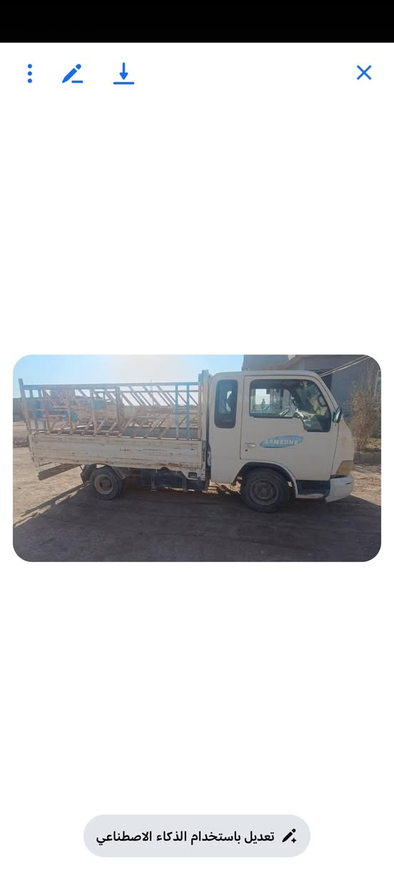 سلام عليكم مكلف بلنشر كيه سامسونك موديل 200كير محرك الكسل شاصي كلو شرط بس نقص تايرات وباتري اباقي كشر شوف العين ابيع حبل 
***********
