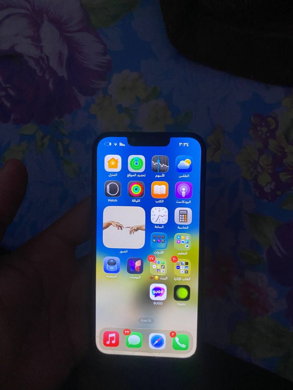 ايفون 13 عادي للبيع اول المراوس ب12 برو ماكس حسب القناعة جهاز مكفول من كلشي بس هذا الفطر الي بالضهر 425 وبي مجال 
رقم ***********
متواجد واتس بس
