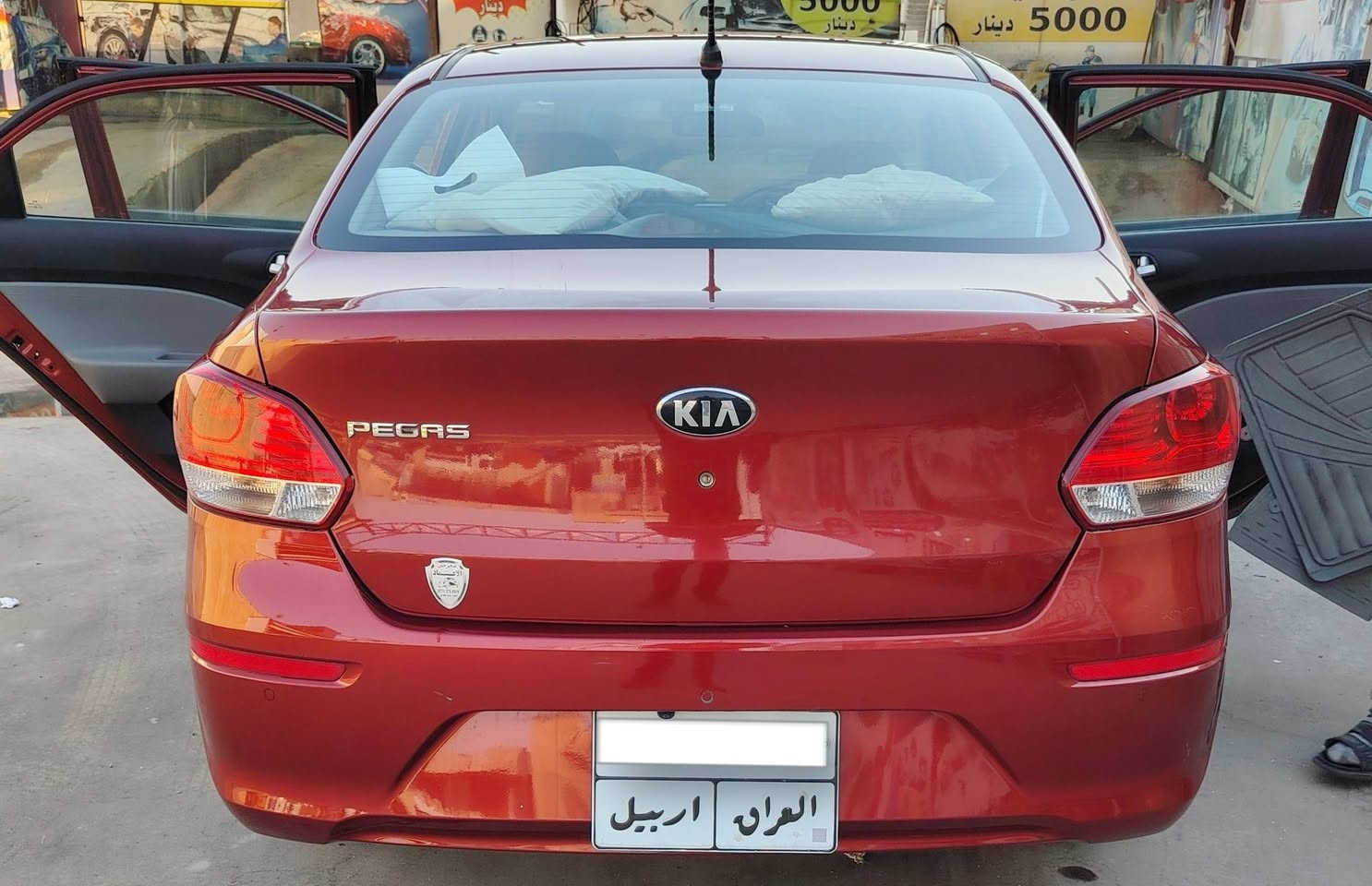 كيا بيجاس ٢٠٢١ ماشية ٤٠ الف مكفولة ولابرغي مفتوح ولاقطرة صبغ بيها ، فتحة تحكم ستيرن وباقي مواصفات البيجاس 
طخم تاير جديد ، طخم بلكات ، طخم دسكات فيتبم ، باتري جديد قبل كم يوم مبدلهم ، لوحات اربيل تريد وكالة تريد تحويل سنوية 
السعر شدة وخمسه ورقة ١٠٥ ورقة وبيها مجال 
للاتصال على الرقم ***********
