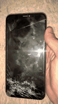 اكس ماكس • شاشة مكسوره • مقفل برمز