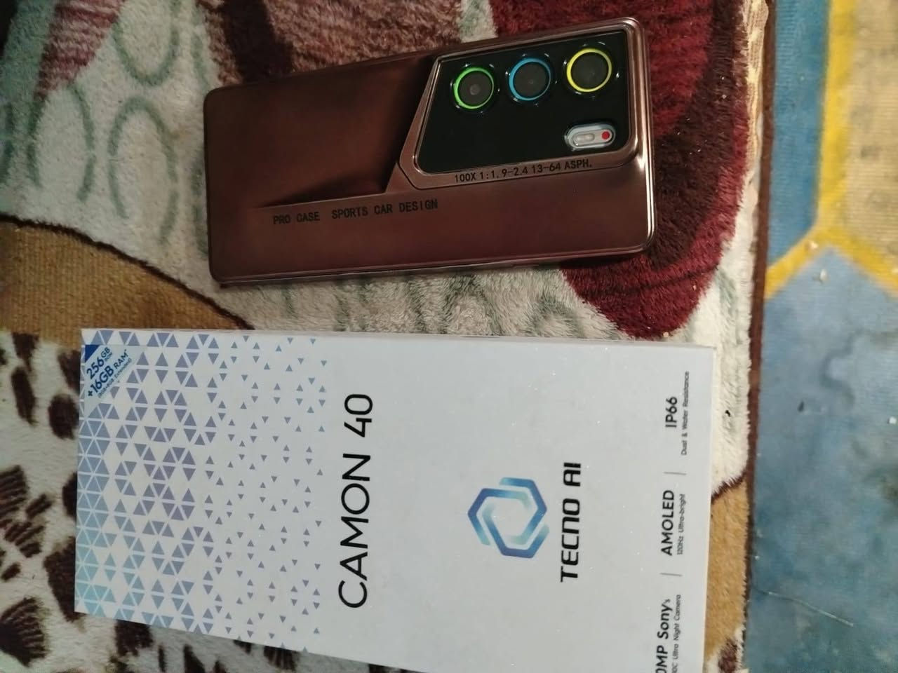 سلام عليكم تكنو كامون 40 جهاز نضافه100+100 ما مستخدم هواي مال بيت غراض كامله ذاكره256 8+8
سعر 275 رقمي***********
