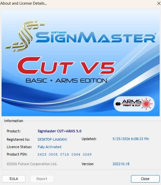 سلام عليكم
كوريل درو X8 مع إضافة بلوغ ان ساين ماستر للكتر بلوتر
مع برنامج signmaster v5.0 cut&arms 
تفعيل مدى الحياة للكوريل والبلوغ ان والبرنامج
واتساب ***********
