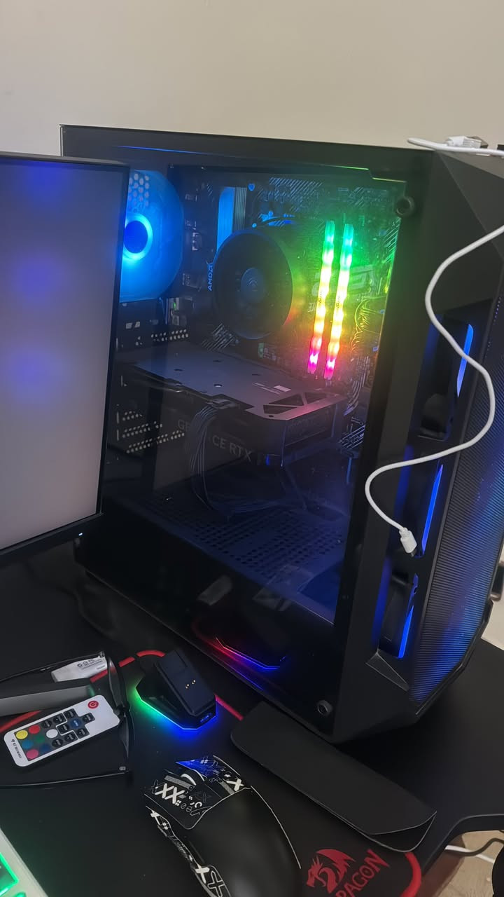 CPU R5 5500
M.B B450MAIIASUS
RAM 16G 3200HZ RGB ADDLINK
RTX4060 ASUS DUAL8G OC
M.21TWD GEN4 5000M
COOLER STOCK
PSU 600W MSI
CASE ATHENA M3 4FAN ARGB

كامله ميز وشاشات ثنين 
العنوان كربلاء
السعر مليون ٤٠٠ وبيها مجال


**إذا كنت صاحب هذا الإعلان وتريد حذفه لأي سبب، رجاءا أرسل رسالة إلى الدعم الفني**