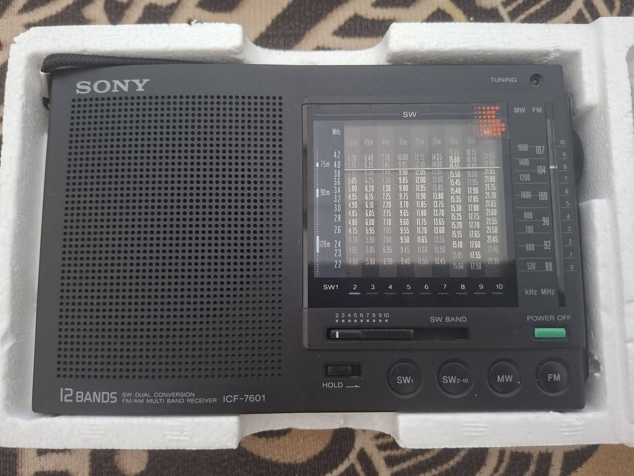 Sony ICF-7601 🇮🇶
ياباني اصلي🇯🇵
نظافة 99.5%✅
السعر ‼️200 الف دينار عراقي‼️


**إذا كنت صاحب هذا الإعلان وتريد حذفه لأي سبب، رجاءا أرسل رسالة إلى الدعم الفني**
