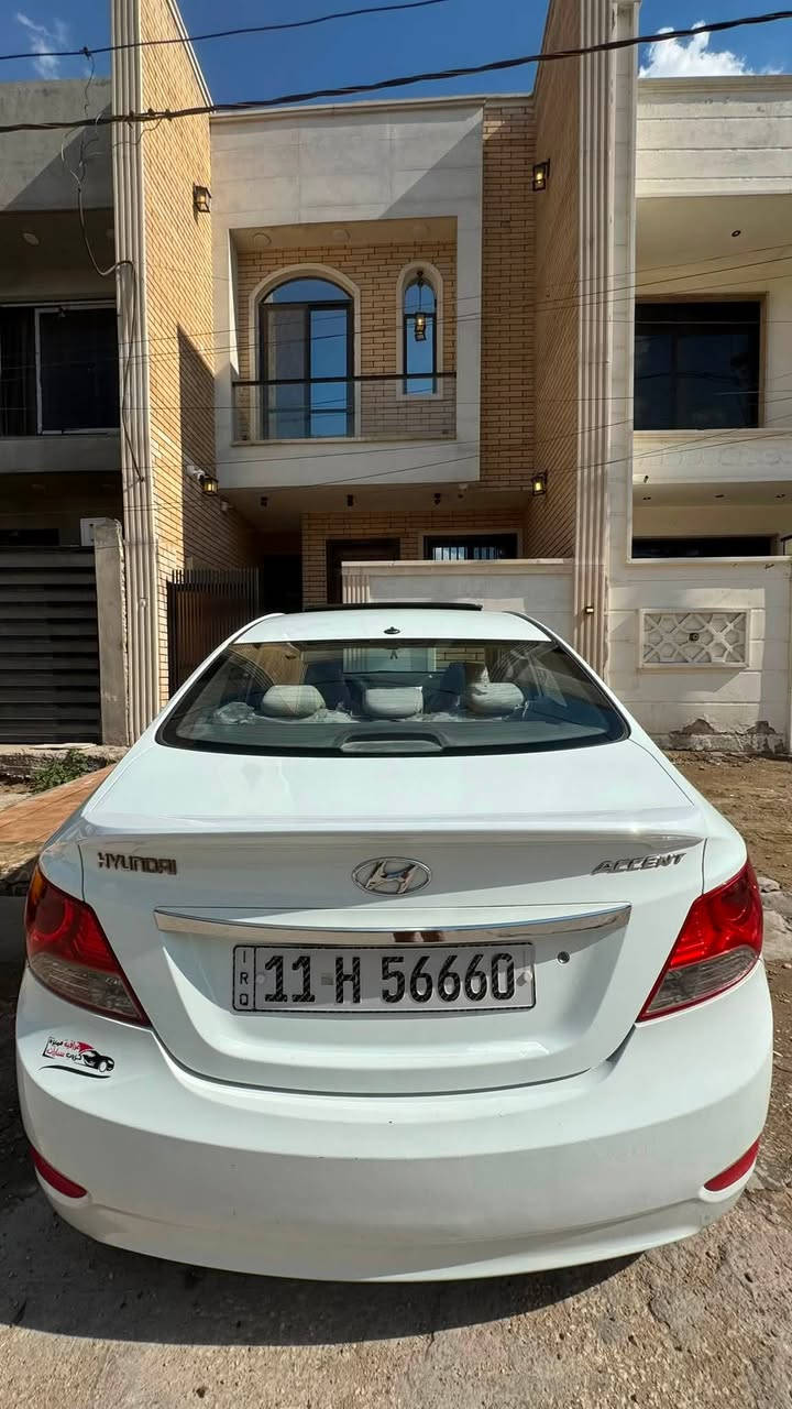 هونداي اكسنت 2011 خليجي 
رقم بغداد دولي  بأسمي 

ماشية 143.000 km
محرك 1600cc دوش
كير At

منضومة غاز 

منضومة زنون 

سستم صوت 

شاشة كار بلي + كامرا دوارة

سلايد طكتين

داخل لونين

اشاير بلمري

تحكم ستيرن جهتين 

5 تجاوي منفصلة

5ويل كب 

بيها صبغ قطعتين + دوسات + بارد ع كد شبر بلجاملغ الامامي

مكاني بغداد الدورة 

السعر خاص 

للاتصال ***********
