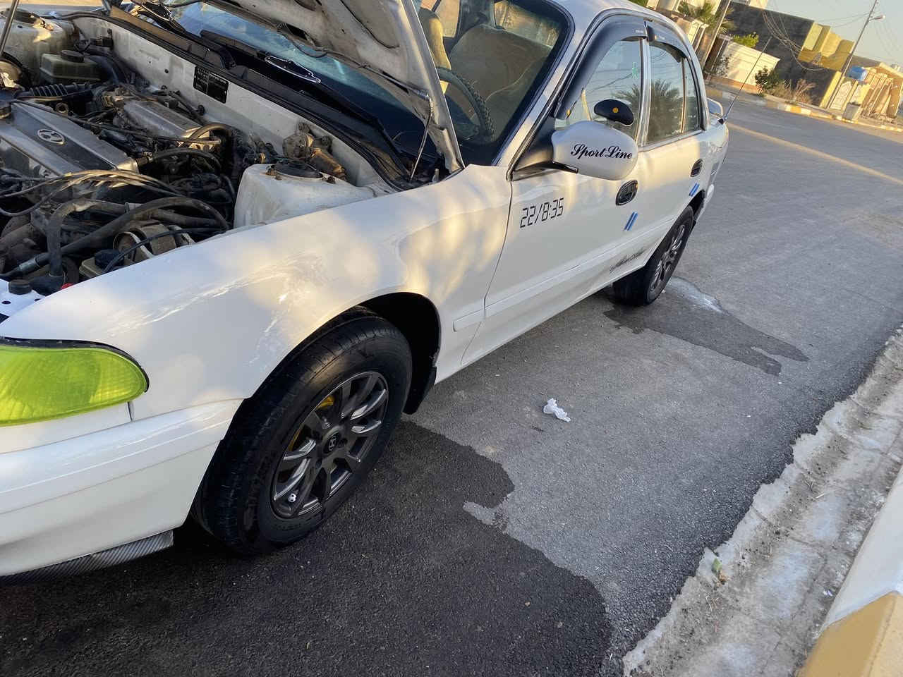 سوناته  2مديل 1995  رقم بغداد سنويه 2027 صدر امامي وخلفي جديد المكان ديالى كنعان سعر 45وبيهة مجال رقم ***********
