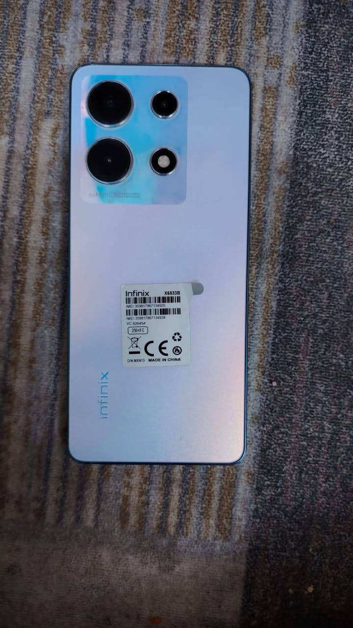 سلام عليكم جهاز infinix NOTE 30
الجهاز نضيف نضافته 100/100 لزكته هاي مكسوره الجهاز مابي شي ولا داخل تصليح ذاكرته 256/8 
السعر 170 مكاني كربلاء حي العامل منطقه الاولى


**إذا كنت صاحب هذا الإعلان وتريد حذفه لأي سبب، رجاءا أرسل رسالة إلى الدعم الفني**