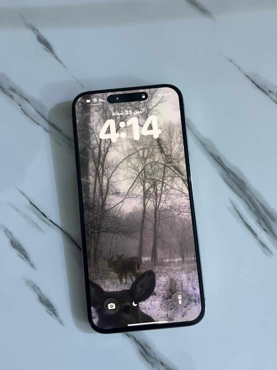 ايفون 15 برو ماكس ذاكره 256 لون تيتانيوم بطاريه 79 شاشه مبدله اصليه تاخذه علفحص وتشوف نوعية الشاشه وتفحص الجهاز وتشوف النضافه بي ضربه بسيطه موضحه بلصوره بس الضربه داخليه مو خارج الضهر الجهاز كارتونه وكيبل اصلي  سعره 780 وبي مجال بسيط رقمي *********** متواجد واتساب عنواني الشعب
