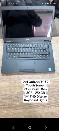 DELL • i5 الجيل السابع • رام 8 هارد 256 SSD