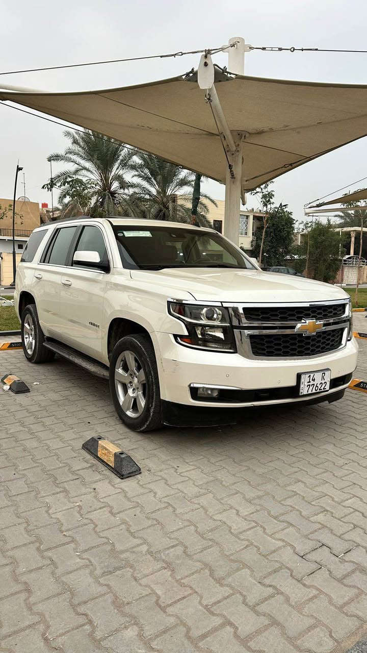 تاهو 2015 LT
خليجية كفالة عامة عدا ارباع الجاملغات الامامية 
فتحه
شاشة + قاصة 
باب خلفي كهربائي 
داخل جلد قرميدي 
حساسات امامية خلفية 
كشن هزاز
السعر 330
مكان البصرة

‭0771 009 6466‬ البصرة, العراق
