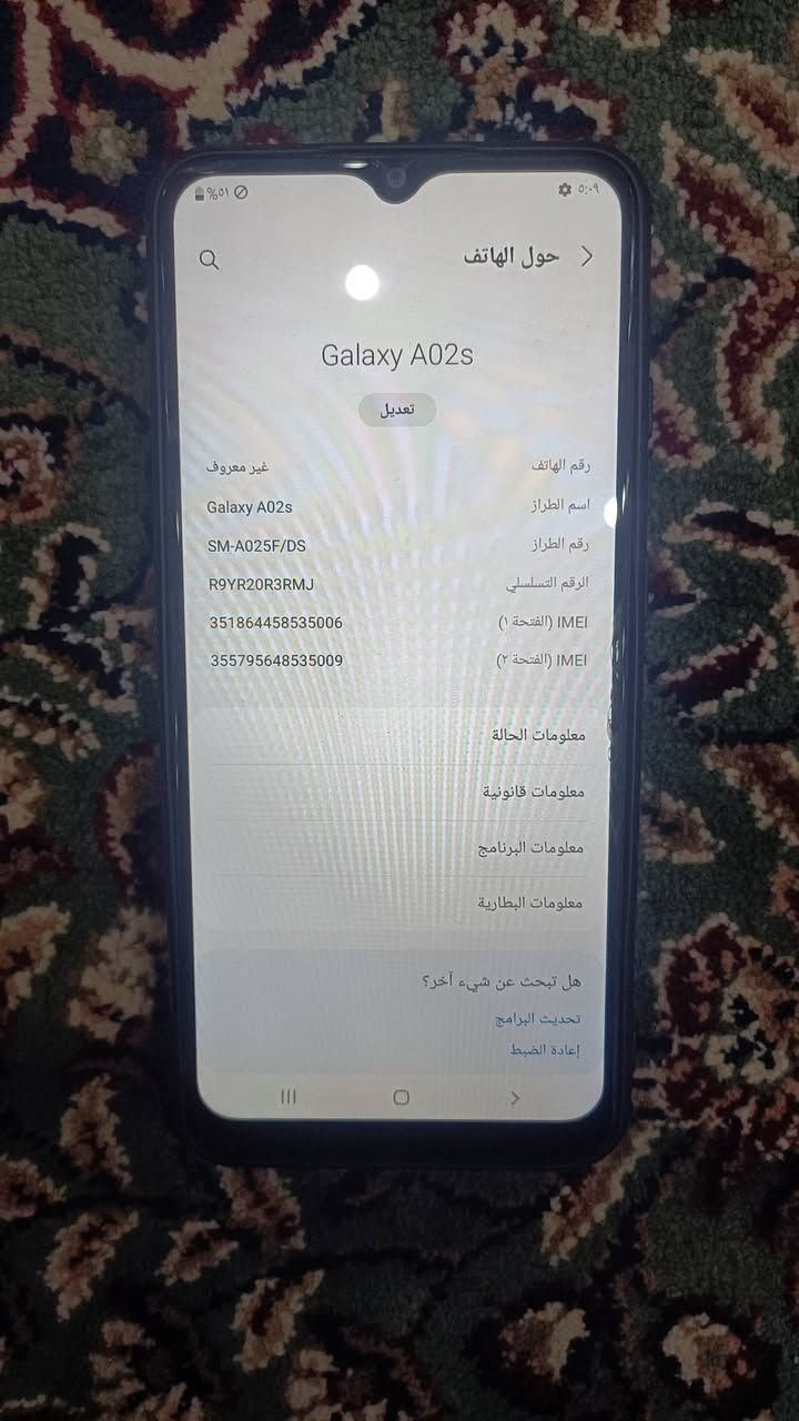 للبيع الذاكرة 64 الجهاز جديد ماداخل تصليح باب أول اصلي السعر 90 الهاتف ***********
