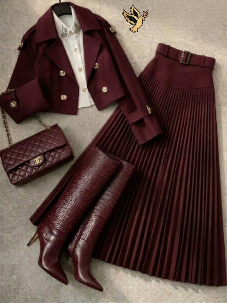 ■ *جديدنا ويامحلا التقل عمي*🤤
■ *طقم نسائي  تلات قطع *🫣

■ *الخامة: شاموه نخب أول*⭕

■ *قطعة فخمة فخمة جاكيت سبور و مبطن ستان و محلا زرار  الكمام محلاية💫 وقميص جاسكاع وتنورة محلاية كمر على خصر و وتكسير بلاسة   قطعة سبور هادية نوع أول  اورجنال يااخي الحلو والتقل مابخبي بي الوان فاخرة*

■ *المقاسات:نمرة واحد بلبس (38..40)ونمرة 2بلبس (42..44)*✅
👸
■ *بي سعر فقط فقط  TL🇹🇷✅ *🔥🔥🔥🔥🔥

■ *القالب نظامي 100% والخامة ذهببب*✅
■♡هي الصورة تتكلم عن القطعة■♡


**إذا كنت صاحب هذا الإعلان وتريد حذفه لأي سبب، رجاءا أرسل رسالة إلى الدعم الفني**