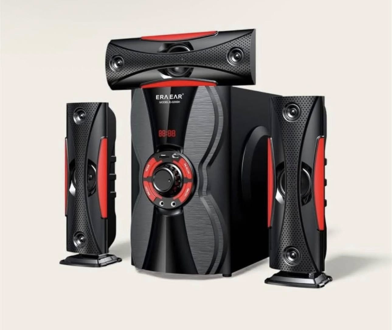 توفر سستم صوت منزلي مستعمل كامل مع الملحقات
والكرتون الاصلي  بدون اي مشاكل نضافه 99٪ صوت ودمه تفليششش 

استمتع بقوة الصوت مع ERA EAR - موديل E-Q30
 3.1 قناة مع X-BASS يمنحك تجربة صوتية غامرة، مثالية

للأفلام، الألعاب، والحفلات المنزلية.
المواصفات التقنية:
القدرة الكلية: 60W
يدعم Bluetooth Speaker للتشغيل اللاسلكي. AUX. راديو
مدخل مايكروفون - مثالي للكاراوكي  
ريموت كونترول للتحكم عن بعد.
نصميم أنيق مع إضاءة LED عصرية.

للطلب والاستفسار راسلني على الخاص 
متوفر توصيل جميع محافضات🚚🚗


**إذا كنت صاحب هذا الإعلان وتريد حذفه لأي سبب، رجاءا أرسل رسالة إلى الدعم الفني**