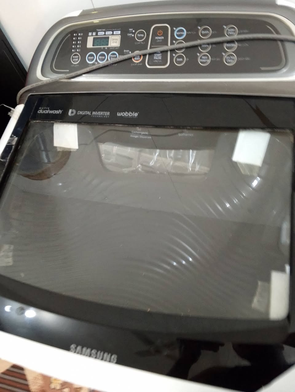 السلام عليكم غساله اوتماتيك
18 كيلو للبيع غير مستخدمه تجي وتشوف بعينك 
بسب المكان مخذيها ب600 
مكاني حله  رقمي ***********
