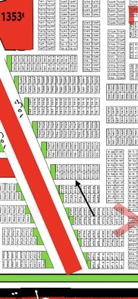 قطعة ارض للبيع طابو صرف مساحة 100م 5*20 رقم القطعة 7122 مقاطعة 2/10 خا...