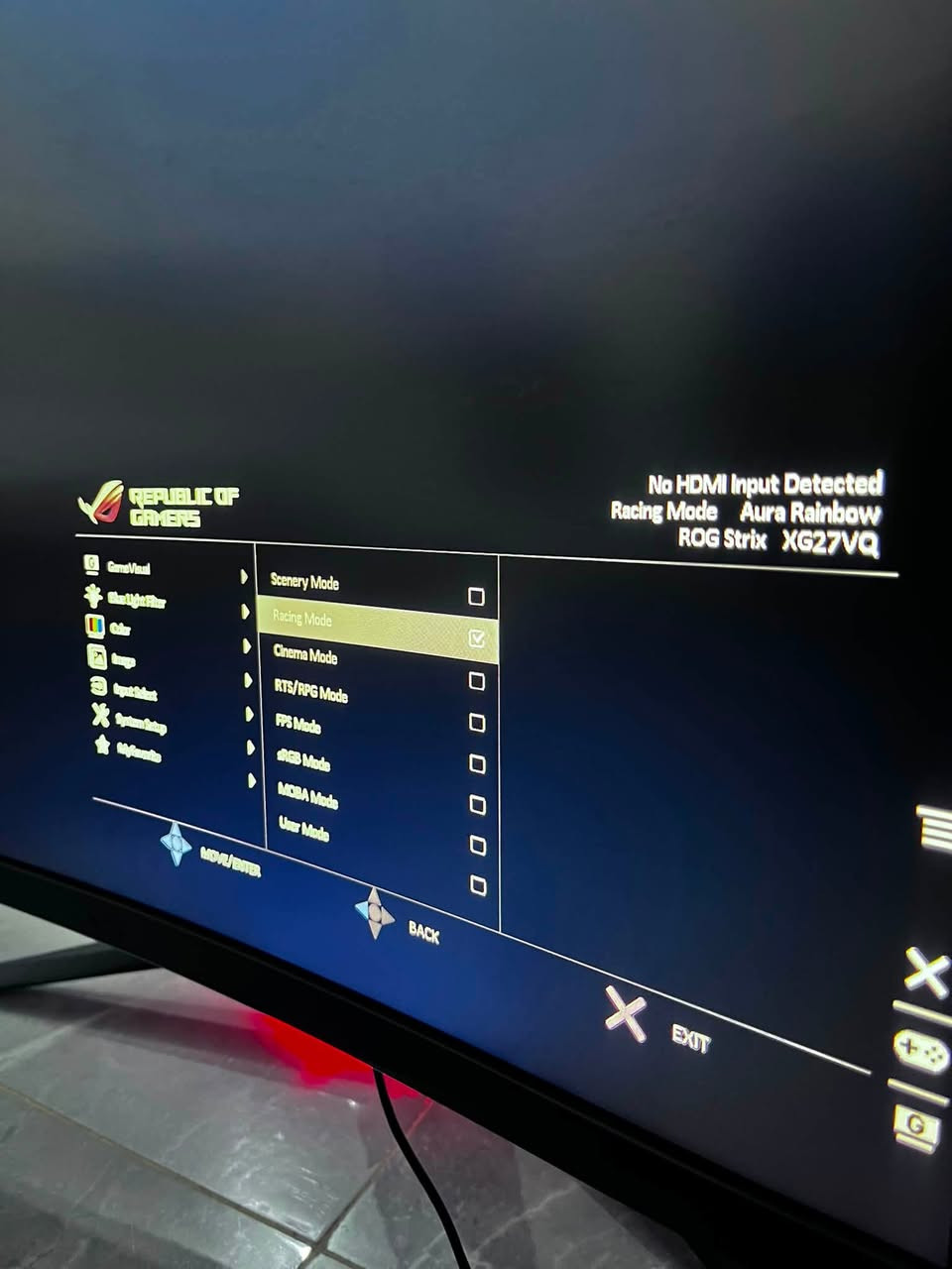 السلام عليكم اخوتي من رخصة الادمن
✅ ASUS ROG STRIX Curved Gaming Monitor
📏 الحجم: 27 بوصة
🎮 الدقة: Full HD 1080p
⚡ معدل التحديث: 144Hz لتجربة لعب سلسة وسريعة
🕒 زمن الاستجابة: سريع ومناسب للألعاب التنافسية
🌈 إضاءة RGB Aura Sync خلفية قابلة للتغيير والتخصيص بالكامل
🔴 إضاءة ROG Projection أسفل قاعدة الشاشة مع إمكانية تغيير الشعارات والإضاءة
🛠️ إعدادات احترافية ومتعددة للتحكم بالألوان، الإضاءة، الألعاب، وحماية العين
↕️ إمكانية تعديل الارتفاع (رفع وخفض الشاشة)
↔️ إمكانية إمالة الشاشة وتحريكها
🔄 إمكانية تدوير الشاشة وتوجيهها بسهولة
🎯 تقنيات مخصصة للألعاب لتحسين الأداء وتقليل التقطيع والتشويش

السعر 220 الف 
اعيوني انته إذا ما عجبك شي بالمنشور اعبر


**إذا كنت صاحب هذا الإعلان وتريد حذفه لأي سبب، رجاءا أرسل رسالة إلى الدعم الفني**